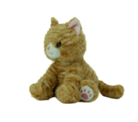 Crouching Brown Striped Cat (GDL24040-1A)