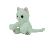 Crouching White Cat (GDL24019-2D)