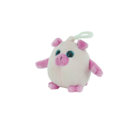 Palmful Plush Pig W/Keyholder