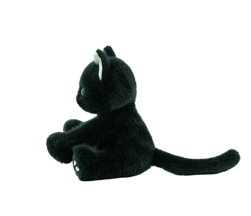 Crouching Black Cat (GDL24019-2C)