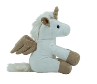 Squatting White Pegasus Plush (GDL9001-2B)