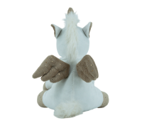Squatting White Pegasus Plush (GDL9001-2B)