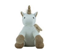 Squatting White Pegasus Plush (GDL9001-2B)
