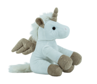 Squatting White Pegasus Plush (GDL9001-2B)
