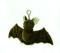 Mini Plush Bat W/Keychain (GDL24001-1B)